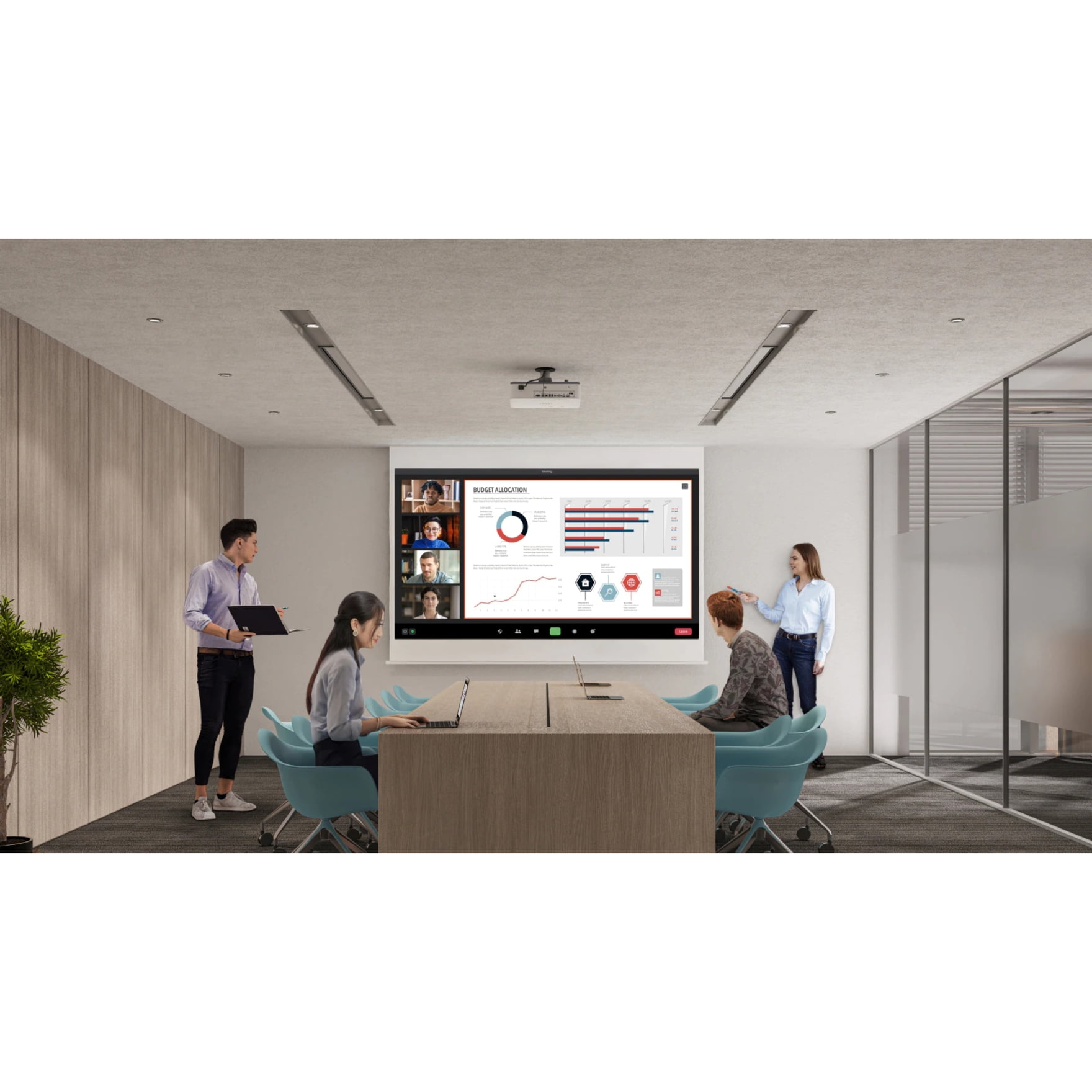 Sony VPL-PHZ51 3LCD Projector, 16:10, Ceiling Mountable