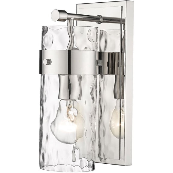 1 Light Bath Vanity In Transitional Style-11.25 Inches Tall And 4.75 Inches Wide-Polished Nickel Finish Z-Lite 3035-1V-Pn