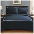 thumbnail image 2 of Miller Embroidered Duvet Cover Set,Long-Staple Cotton,King/Cal King,Navy Blue, 2 of 3