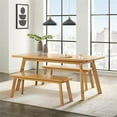 thumbnail image 2 of Alaterre Furniture Shelburne 3 Piece Dining Table Set, Natural, 2 of 13
