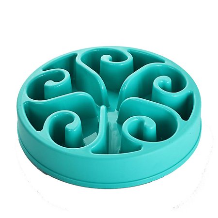 AXEFUN Slow Feeder Dog Bowl | Silicone Puzzle Bowl With Suction Cups | For Dogs & Puppies To Eat Slower