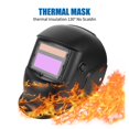 thumbnail image 3 of Welding Mask For Arc Weld Grind Cut Solar Power Welder Mask True Color Lens Large View Welding Helmet Auto Darkening ,Long Lasting, 3 of 7