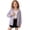 Purple, variant on WQNVRNR Kids Sun Protection Jacket- Spring Summer Zip Up Casual Lightweight Athletic Tops for Girls Pink Size 14