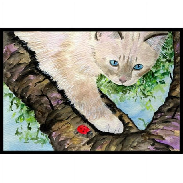 Carolines Treasures SS8276MAT Paillasson Intérieur & Extérieur 18 x 27 Po Cat-Birman