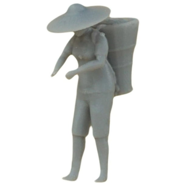 Figuras de personas a escala 1:87, regalo para niños, adorno para tarta, decoración para sala de estar y oficina. tal como se describe