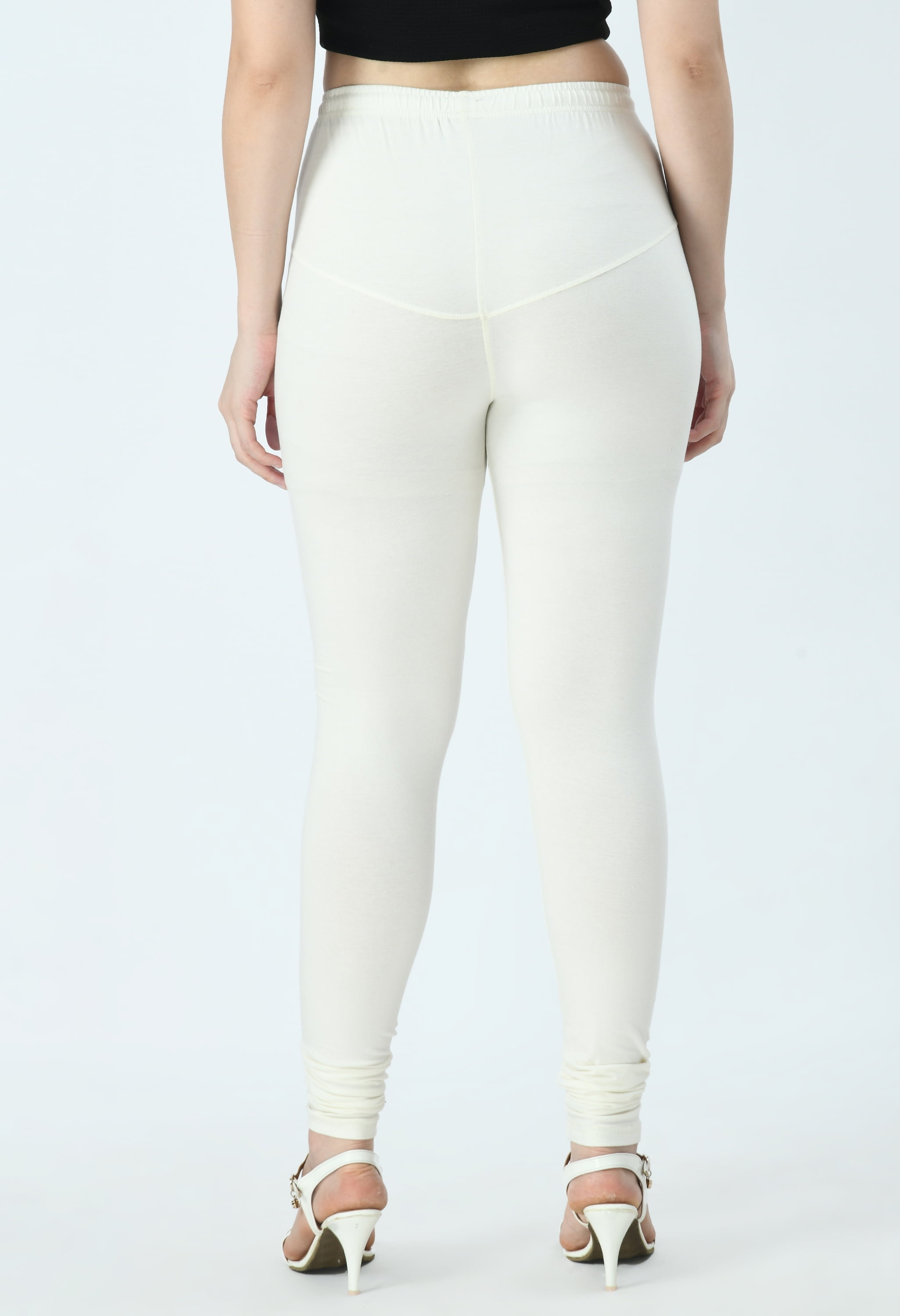 Lagi Women R.Blue Solid Churidar-Length Leggings 