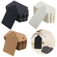 thumbnail image 2 of Etiquetas Colgantes de Papel Kraft 100 Piezas CHAO Forma de Flor 5 x 3 cm, 2 of 5
