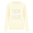 thumbnail image 3 of Uootdi 100 Days of School Long Sleeve Shirts for Women Womens Teacher Graphic Tops Happy 100 Days of School Sweatshirt Gift, 3 of 6