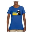 thumbnail image 2 of Support Ukrainian Flag Zelensky RESIST Womens Graphic T-Shirt, Royal, X-Large, 2 of 4