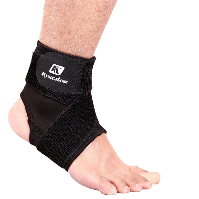 Soidarity 1 pieza de ajuste de vendaje para pies, soporte para tobillo, prevención de esguinces, deporte, Fitness, banda protectora para tobillo Accesorios para máquinas de ejercicios negro L Soidarity OD1608-03B