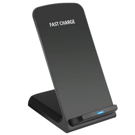 Led Charging Indicator - EEEKit Qi Wireless Fast Charger Anti-Slip Stand Dock Charging Pad with LED Indicator For iPhone XSMax/XR/X, Samsung Galaxy S10E/S10/S9/S9 Plus and More Qi Enabled Devices