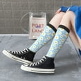 thumbnail image 3 of Lsque Daisies Flowers Printed Crew Socks Men's Women's LightWeight Thin Casual Calf Socks ,Knee High Socks,Cotton Socks, 3 of 9