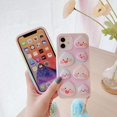 thumbnail image 4 of IBAOLEA Étui de Téléphone Push Pop Jouet Sensoriel à Bulles Jouet de Libération de Pression Jouet de Protection pour Apple iPhone 13 Pro Max 6,7 Pouces. (Flatudence Pêche Pourpre) Flatulence Pêche Pourpre, 4 of 6