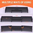 thumbnail image 5 of Super Joy Dual Monitor Stand Riser for 2 Monitors, Adjustable Computer Monitor Stand for Desk, Desktop Stand for Laptop PC Printer, 5 of 6