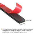 thumbnail image 3 of Uxcell 0.6"W x 1/8"T x 10'L Adhesive Rubber Strips Solid Neoprene Rubber Strips Sheet, 3 of 6