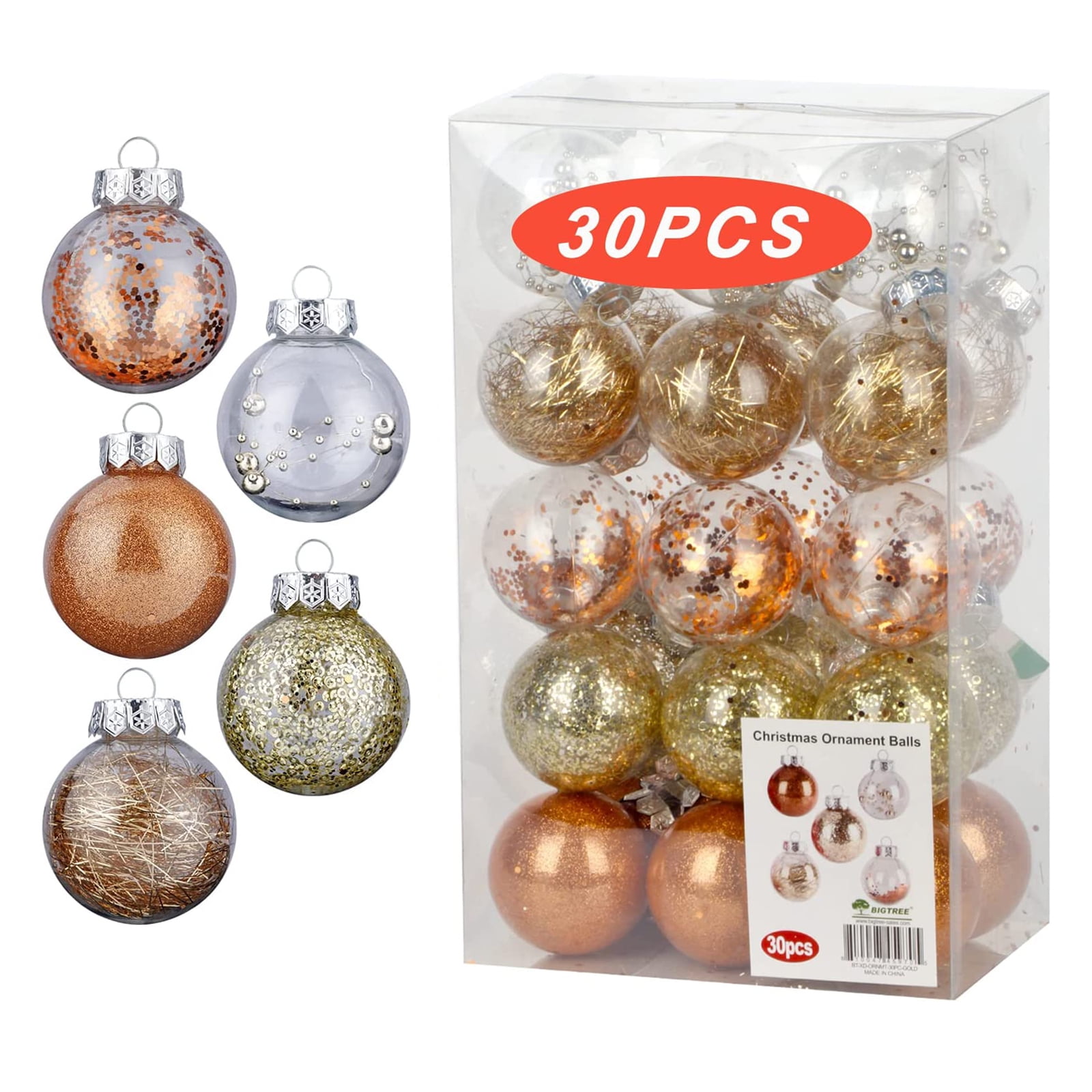 Christmas Tree Ornament Ballsglitter Decorated Xmas Ball 毎週更新