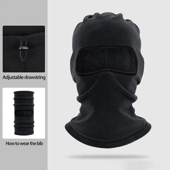 ddioayh Clearance Outdoor Cycling Sports Head Gear Thickened Warm Windproof Mask Motorcycle Helmet Lined Fleece Cap Winter