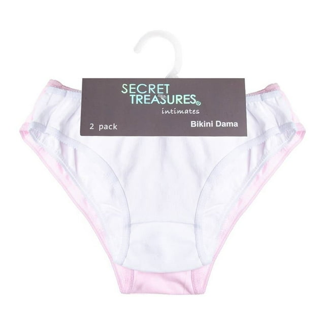 Bikini Secret Treasures para Mujer, Multicolor 1 Paquete con 2 Piezas Talla EG