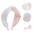 thumbnail image 3 of Unique Bargains 1 Pc Jacquard Embroidery Patchwork Headbands for Women Pink Blue, 3 of 6