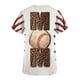 thumbnail image 4 of Blusa elegante de manga corta con cuello en V para mujer, blusa de bolsillo con estampado de uniforme de trabajo OAVQHLG3B Store  lin121212, 4 of 5
