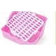thumbnail image 2 of Caja de arena para conejos fácil de limpiar, para entrenamiento para ir al baño, para animales pequeños, conejos, cobayas y hurones (rosa), 2 of 4