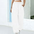 thumbnail image 2 of Pntutb Womens Ladys Casual High Waist Loose Pants Comfy Stretch Solid Sweatpants Pants, 2 of 6