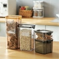Hinati Clearance Airtight 4 Pc Mini Container Set Clear Plastic Food