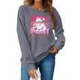 thumbnail image 4 of Womens Christmas Sweatshirt Funny Cute Xmas Holiday Crewneck Sweatshirts Winter Long Sleeve Pullover Tops, 4 of 4