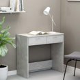 thumbnail image 1 of vidaXL Desk Concrete Grey 80x40x75 cm Engineered Wood, 1 of 4