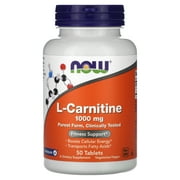 L Carnitine 1000 mg by Now Foods - 50 Tablets