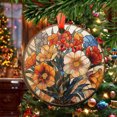 thumbnail image 2 of Flower Arrangement Christmas Ornament, Ceramic/Acrylic Ornament, Special Keepsake for Mother, Valentine Ornament Gift, Seasonal Festival Keepsake, Commemorative 2025, 2 of 5