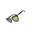 thumbnail image 4 of grinderPUNCH Womens Flash Color Mirror Lens Oversized Cat Eye Sunglasses, 4 of 6