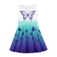 thumbnail image 3 of Suhoaziia Aesthetic Butterfly Skater Dress Toddler Girl Dress Up Clothes Lightweight Skin Friendly Swing Skater Midi Dress,Aesthetic Teenage Girls Dresses Size 11-12 Years, 3 of 5