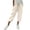 *Beige, variant on VBVC Women's Drawstring Side Ties Cropped Pants,Cotton-Linen Jogger Capri Pants,Ladies Lightweight Breathable Sweatpants with Pockets,Black,S-3XL