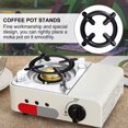 thumbnail image 3 of 2 Pcs Household Gas Stove Racks Coffee Pot Holders Mocha Pot Holders (Black), 3 of 9