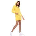 thumbnail image 3 of White Mark Women's Hoodie Sweatshirt Dress, 3 of 6