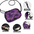 thumbnail image 4 of Stylish Crossbody Phone Bag Purse Handbags Adjustable Strap, Compact Design for Essentials Glowing Purple Butterfly, 4 of 7
