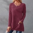 thumbnail image 3 of Camiseta Sexy de otoño para mujer, camiseta elástica, ropa de estilo de tendencia para mujer, camiseta ajustada, Tops informales de manga larga para mujer 2022, 3 of 5