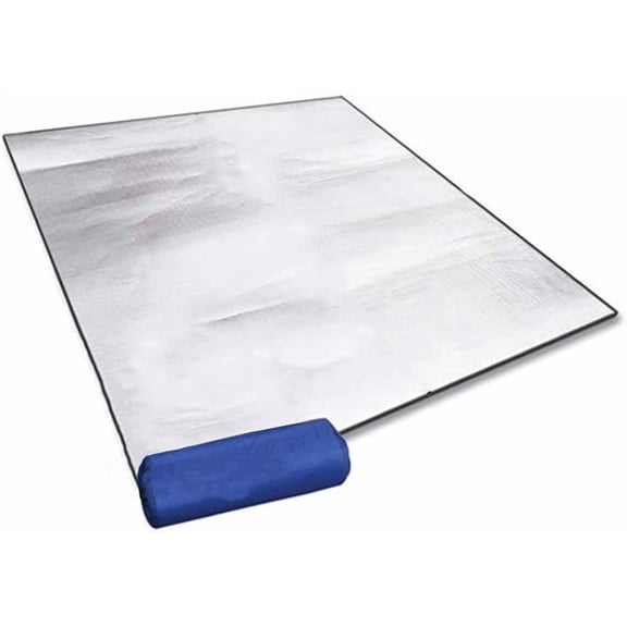 Camping Mat Foam Foil Blanket for Camping Foam Pad Insulating Foil Mat Sleeping Tent Pad Thermal Aluminum Camping mat for Reflecting Heat