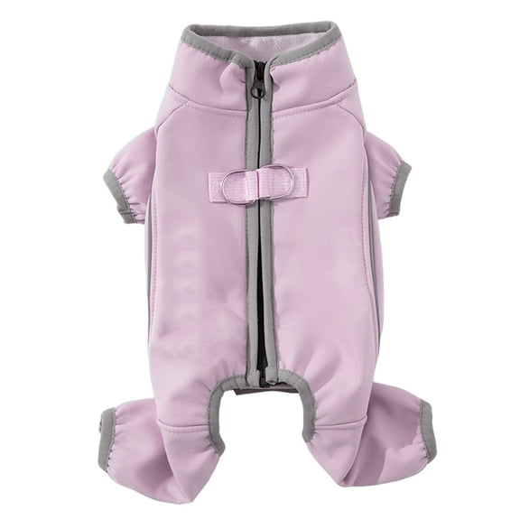 Winter Dog Fleece Jumpsuit Coat Clothes, Dog Pajamas Dog Recovery Suit for Puppy, Small Dog Pajamas Warm Coat for Male and Female Dogs