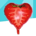 thumbnail image 5 of Globos de aluminio con forma de fruta, para decorar fiestas, de Mylar metálico, 46 cm (fresa), 5 of 5