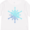 thumbnail image 4 of Inktastic Christmas Blue Ice Snowflake Boys or Girls Long Sleeve Toddler T-Shirt, 4 of 5