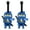 Ninja, variant on Animal Luggage Tags Cute Suitcase Labels (Set of 2)