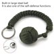 thumbnail image 4 of LLavero de cuerda de paraguas al aire libre, cordón de autodefensa, nudo de supervivencia, hebilla de bola de acero, herramienta de seguridad táctica, cordón de gancho de mosquetón, 4 of 5