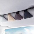 thumbnail image 4 of Fnochy Magnetic Car Glasses Holder Clip, Secure Hands-Free Eyewear Storage, Easy Install Sun Visor Organizer, Scratch-Resistant Soft Leather Design, Universal Vehicle Interior Accessories, 4 of 6