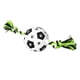 thumbnail image 2 of Juguete De Pelota De Fútbol Para Perros, Juguete Interactivo Para Perros Con Cuerda Y Correas De Algodón Para Tira Y Afloja, Pelota De Felpa Para Cachorros Al Aire, 2 of 7
