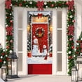 thumbnail image 4 of Dmlowu Christmas Decorations Door Cover - 2025 Holiday Party Christmas Door Cover, 35x73 inch Exquisite Christmas Door Covers Present for Christmas Decorations Indoor & Outdoor, 4 of 7