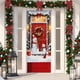 thumbnail image 4 of Cortina de puerta navideña con decoración navideña, fondo con escena navideña, 4 of 5