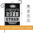 thumbnail image 3 of Graduation Decorations Class of 2025 Personalized Garden Flag Custom Banner for Graduates Outdoor Party Yard Sign Flags Decorations, 12"*18", 3 of 10