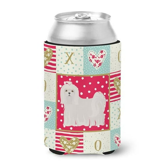 Maltese Love Can or Bottle Hugger